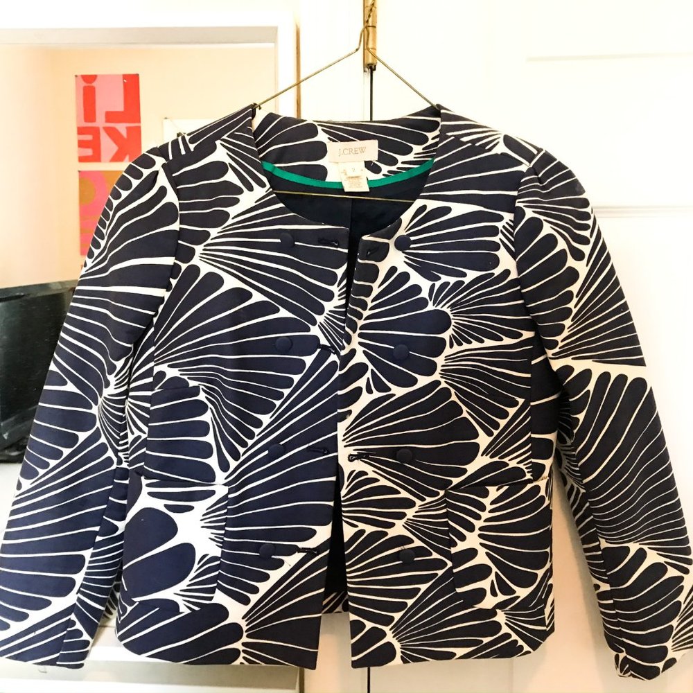 J. Crew Fanfare Seashell Jacket/Blazer